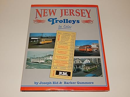 New Jersey Trolleys in Color Hardcover MT