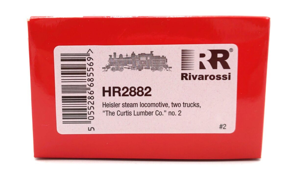 Rivarossi HR2882 HO "The Curtis Lumber Co." Heisler Steam Locomotive #2