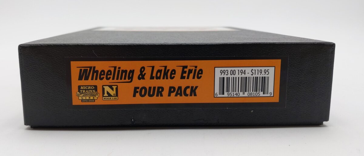 Micro-Trains 99300194 N W&LE 100-Ton Hopper with Foam Family Nest (Pack of 4)