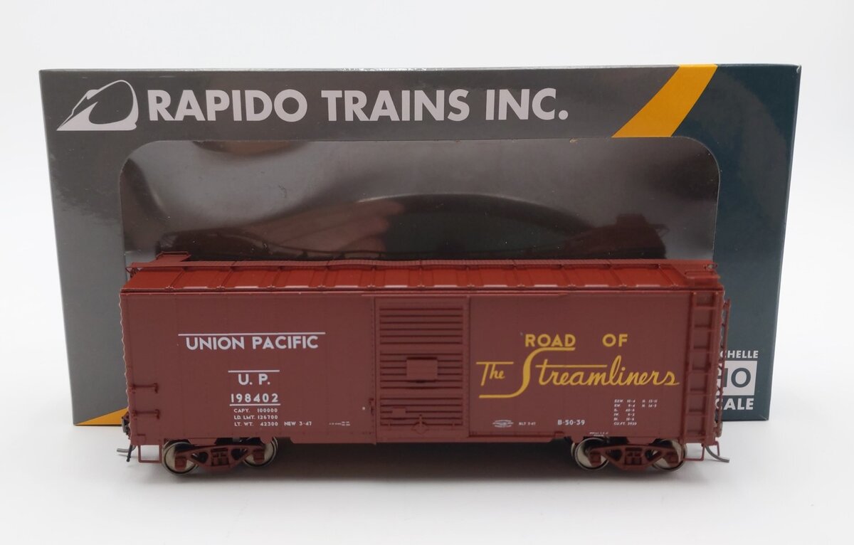 Rapido Trains 154002A HO UP Delivery Scheme 40' B-50-39 Boxcar
