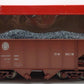 Bachmann 88998 G Scale D&RGW 2-Bay Steel Hopper w/Metal Wheels