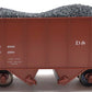 Bachmann 88998 G Scale D&RGW 2-Bay Steel Hopper w/Metal Wheels