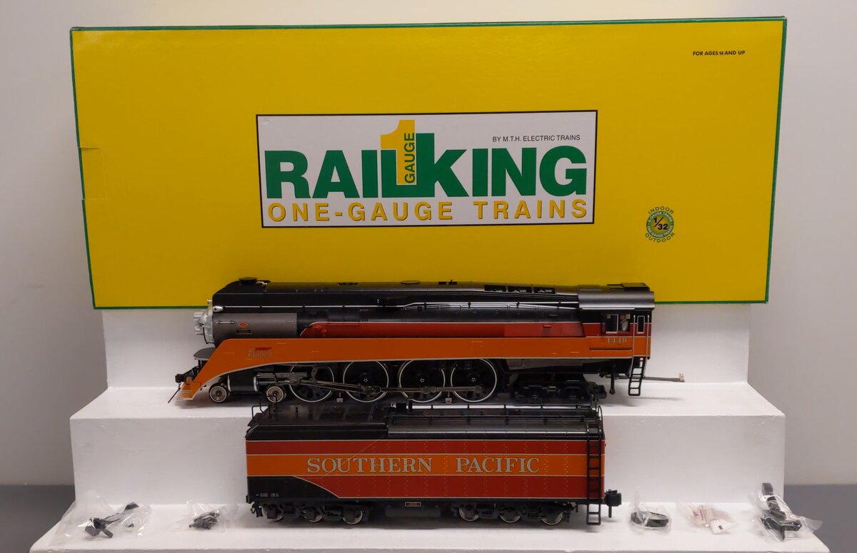 MTH 70-3028-1 G Southern Pacific RailKing One Gauge 4-8-4 Gs-4 Northern Steam