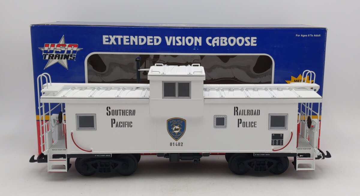 USA Trains R12129 G Southern Pacific Police Extended Vision Caboose #01482