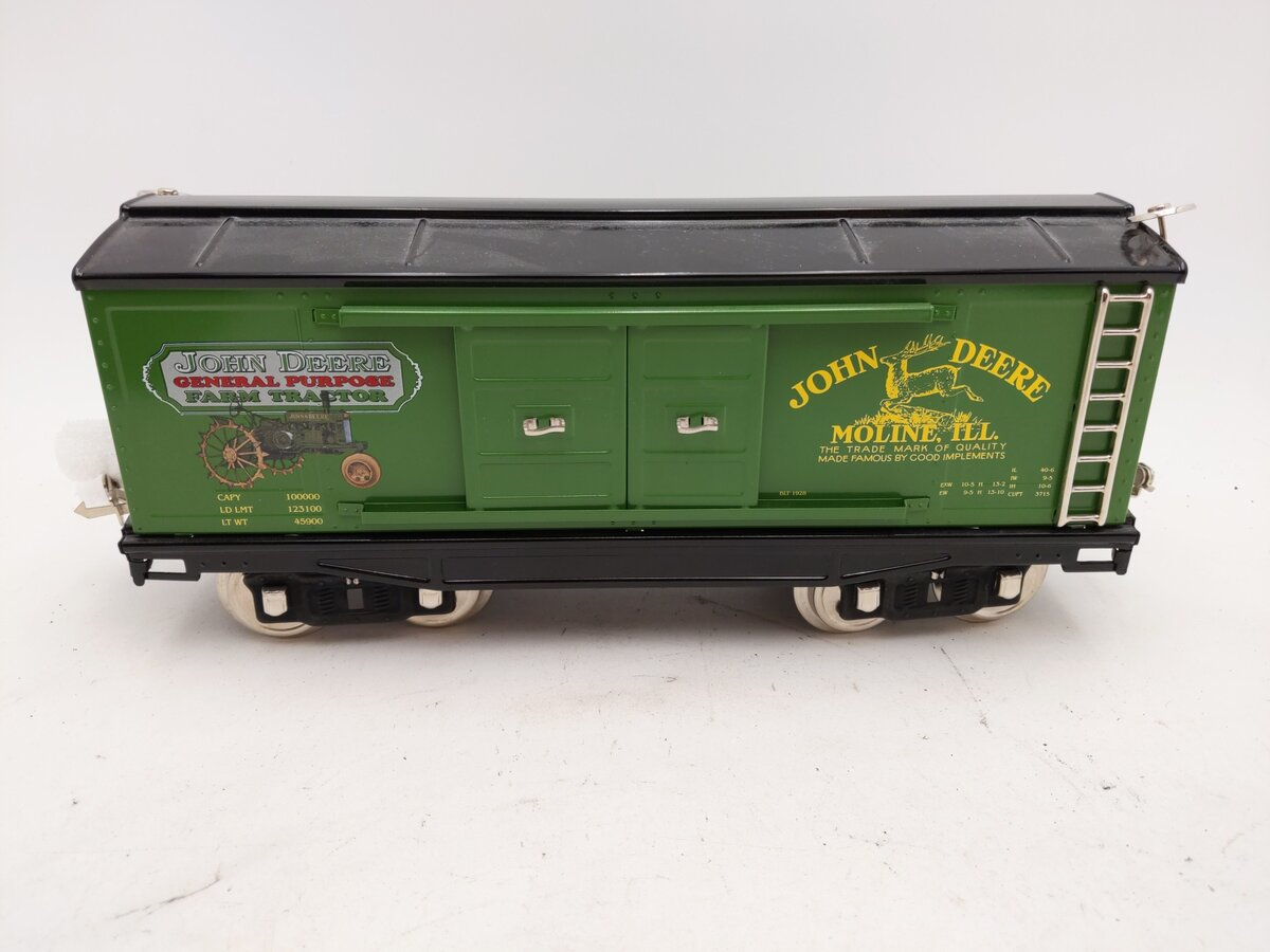 MTH 10-2178 John Deere 200 Std. Gauge Box Car