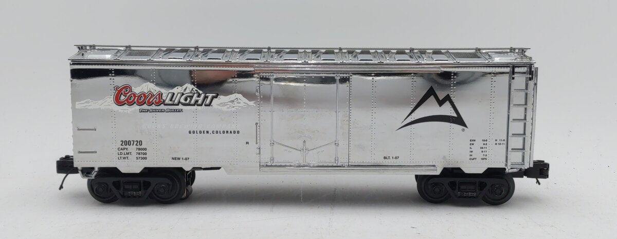 MTH 20-94124 O Coors Light Operating Refrigerator Car #200720 LN/Box