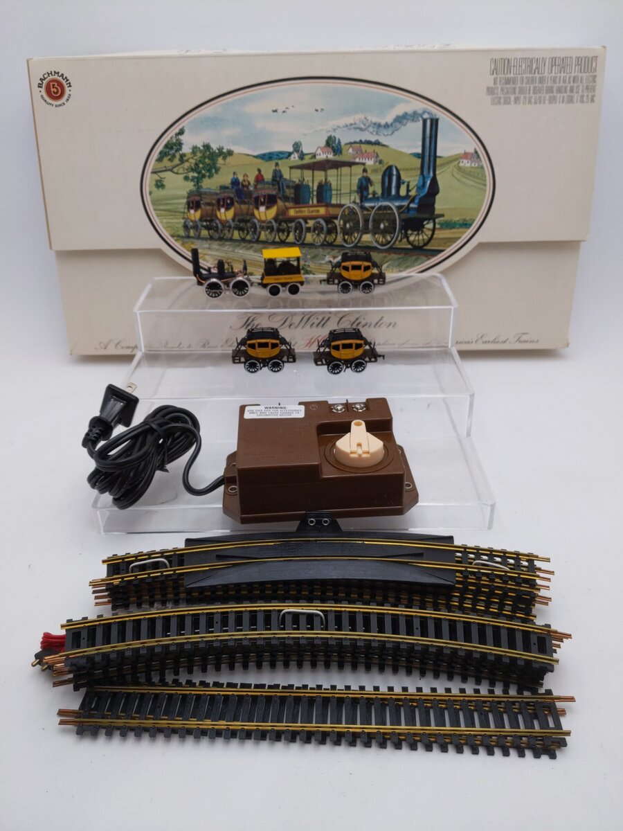 Bachmann 40-130 Dewitt Clinton HO Gauge Steam Train Set LN/Box