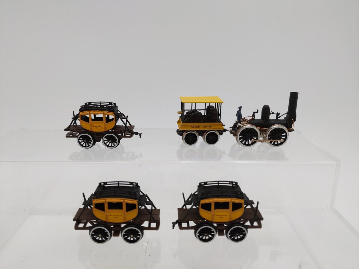 Bachmann 40-130 Dewitt Clinton HO Gauge Steam Train Set LN/Box