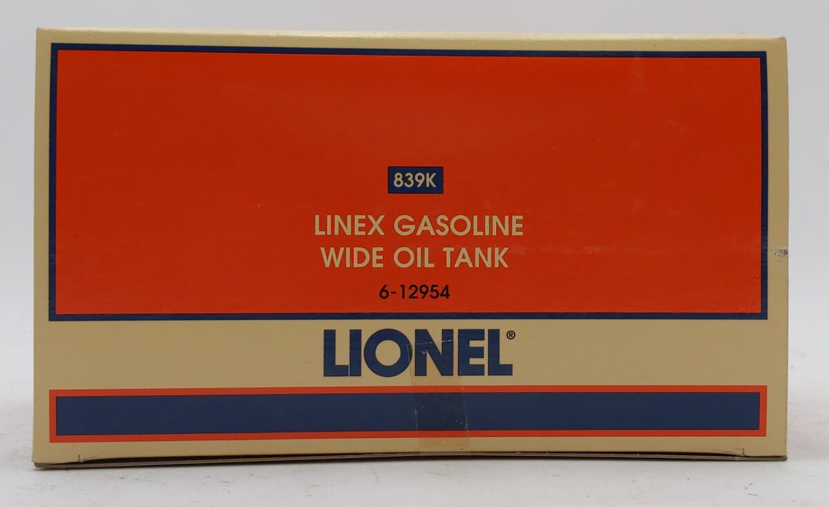 Lionel 6-12954 O 839K Linex Gasoline Wilde Oil Tank LN/Box