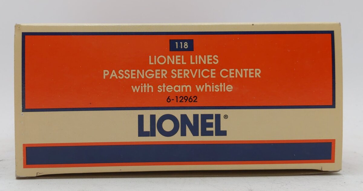 Lionel 6-12962 O Gauge Passenger Service Center with Operating Whistle LN/Box