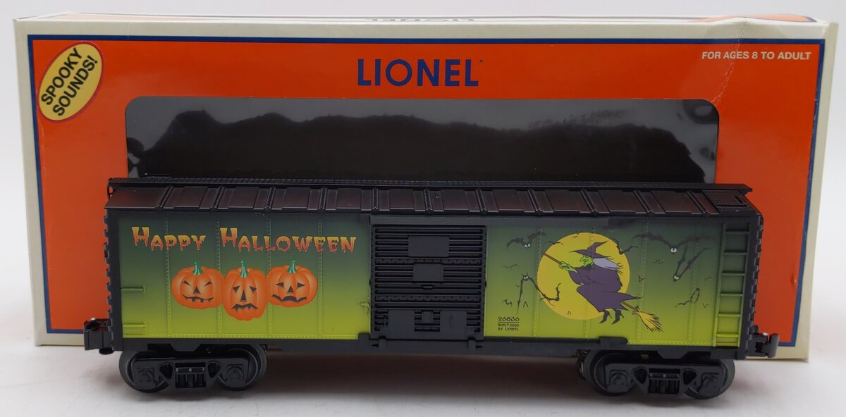 Lionel 6-26836 O Gauge Halloween Boxcar with Spooky Sounds LN/Box