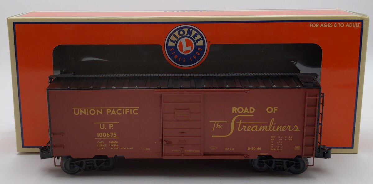 Lionel 6-17297 O Gauge Union Pacific PS-1 Boxcar #100675 LN/Box