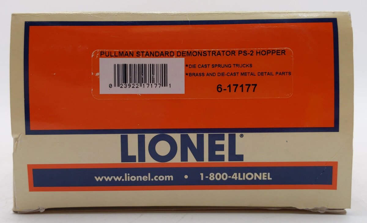 Lionel 6-17177 O Gauge Pullman Standard TLDX PS-2CD 3-Bay Hopper #2500