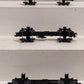 Lionel 6-19492 O Gauge Western Maryland Skeleton Log Car 3-pack NIB