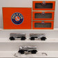 Lionel 6-19492 O Gauge Western Maryland Skeleton Log Car 3-pack NIB