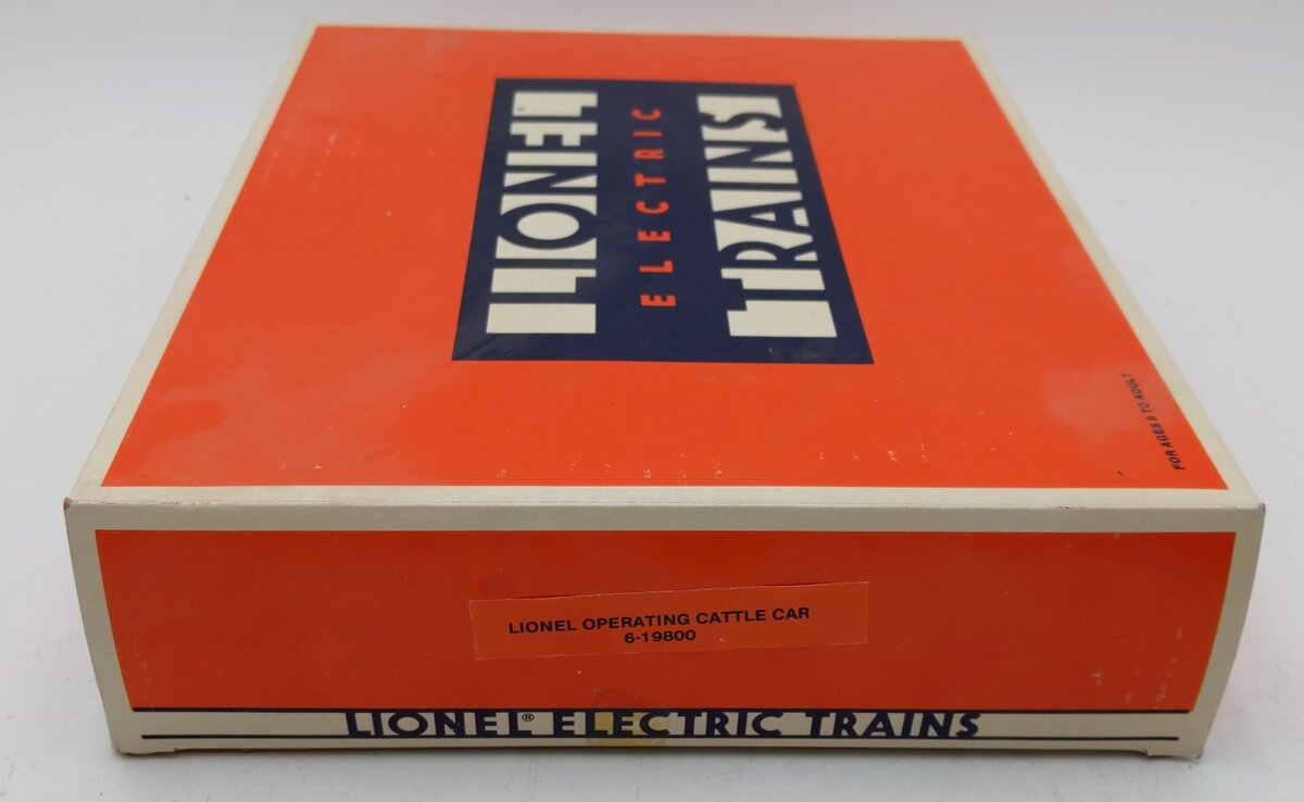 Lionel 6-19800 O Circle L Ranch Operating Cattle Car Set LN/Box