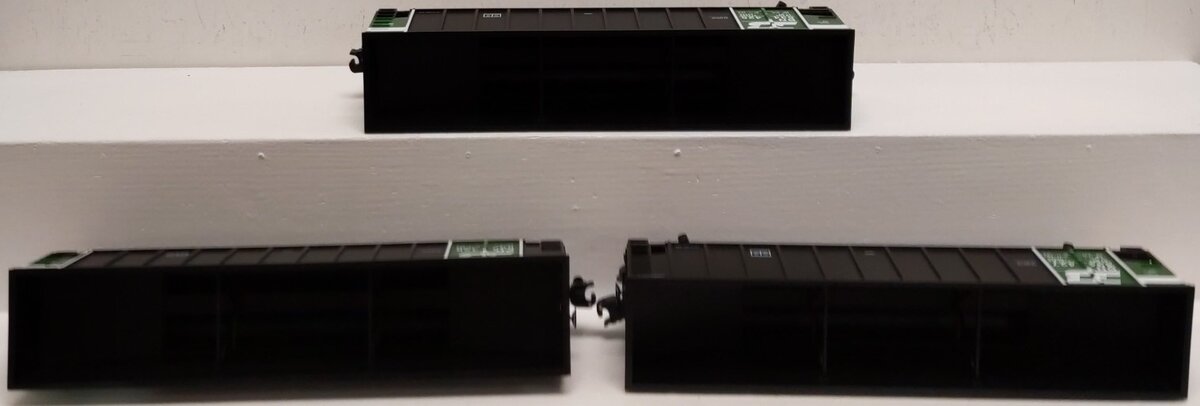 Lionel 6-17417 O Gauge Burlington Northern Rotary Bathtub Gondolas (Set of 3) LN/Box