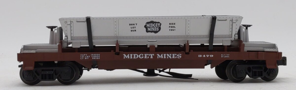 Lionel 6-16749 O Gauge Midget Mines Operating Ore Dump Car #3479