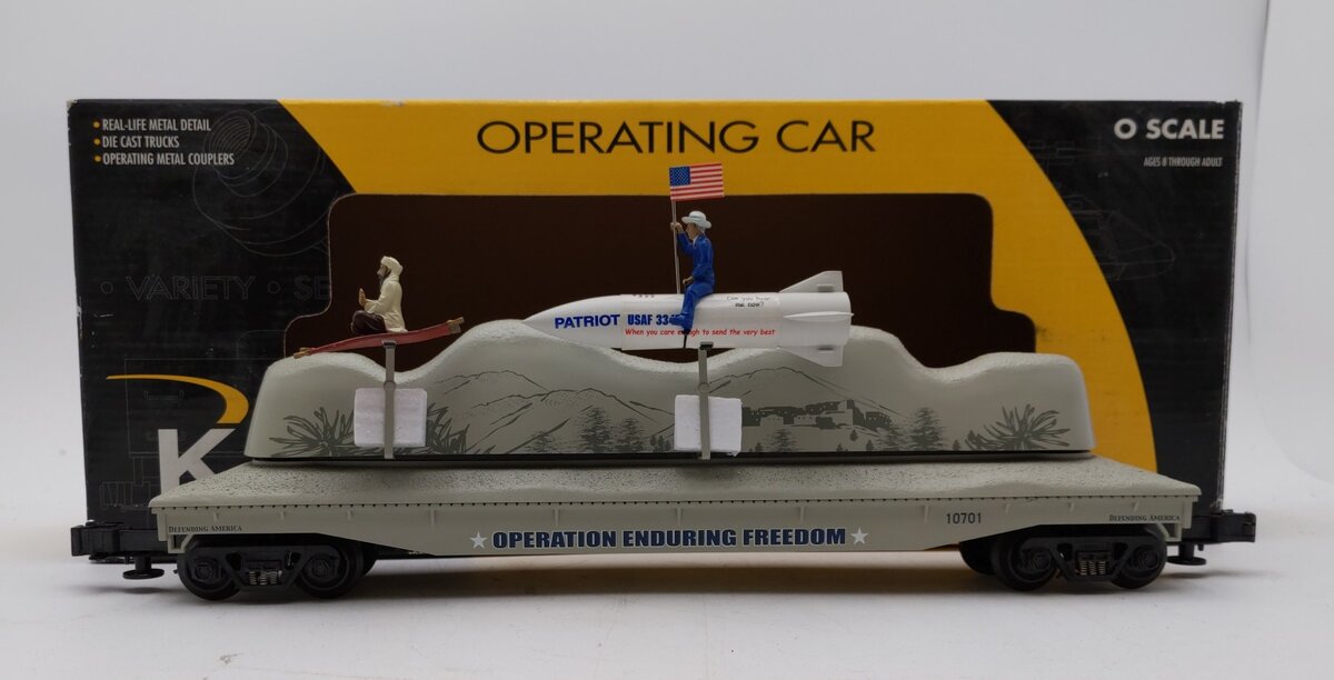 K-Line K707-8012 O Gauge OEF Get Osama Operating Car #10701 LN/Box