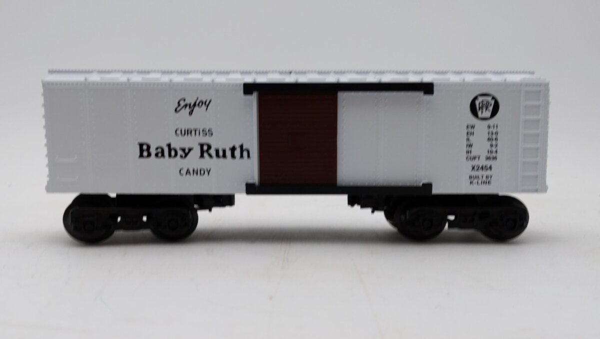 K-Line K515402 O-27 Pennsylvania White Baby Ruth Boxcar LN/Box