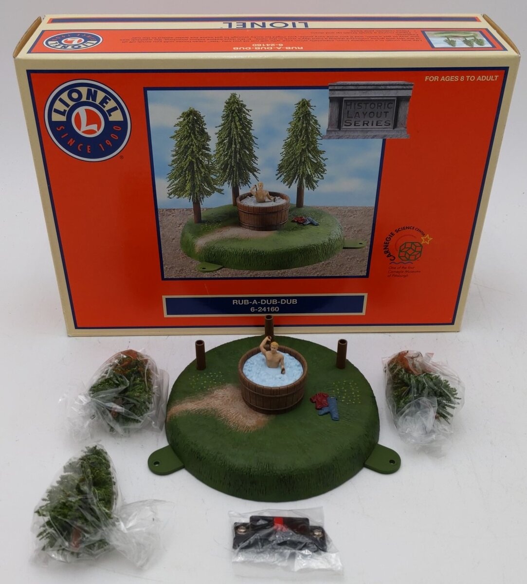 Lionel 6-24160 O Gauge Rub-a-Dub-Dub Animated Scene