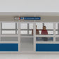 Lionel 6-34102 O Amtrak Passenger Shelter