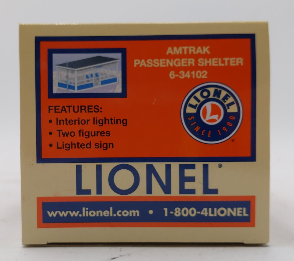 Lionel 6-34102 O Amtrak Passenger Shelter