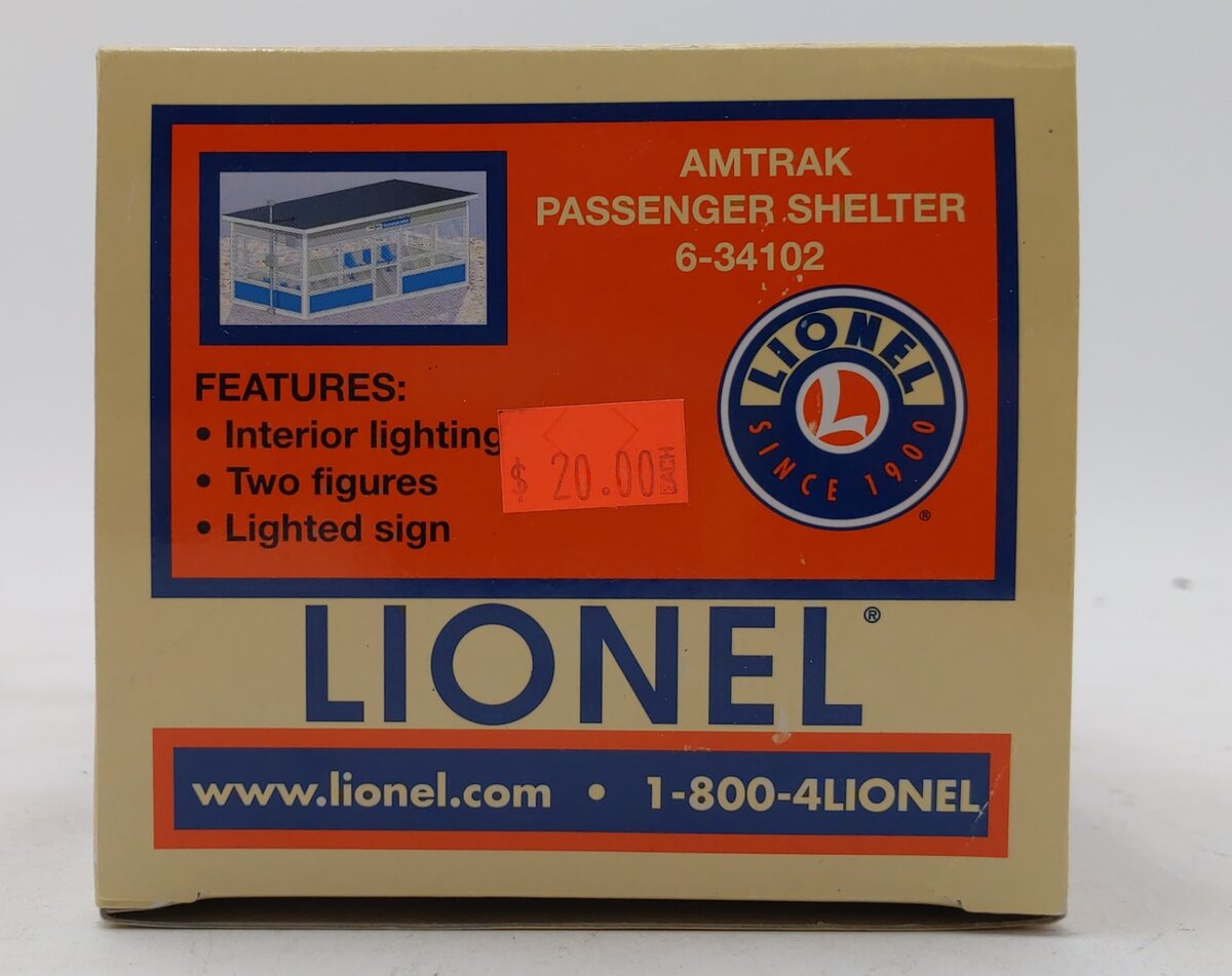 Lionel 6-34102 O Amtrak Passenger Shelter
