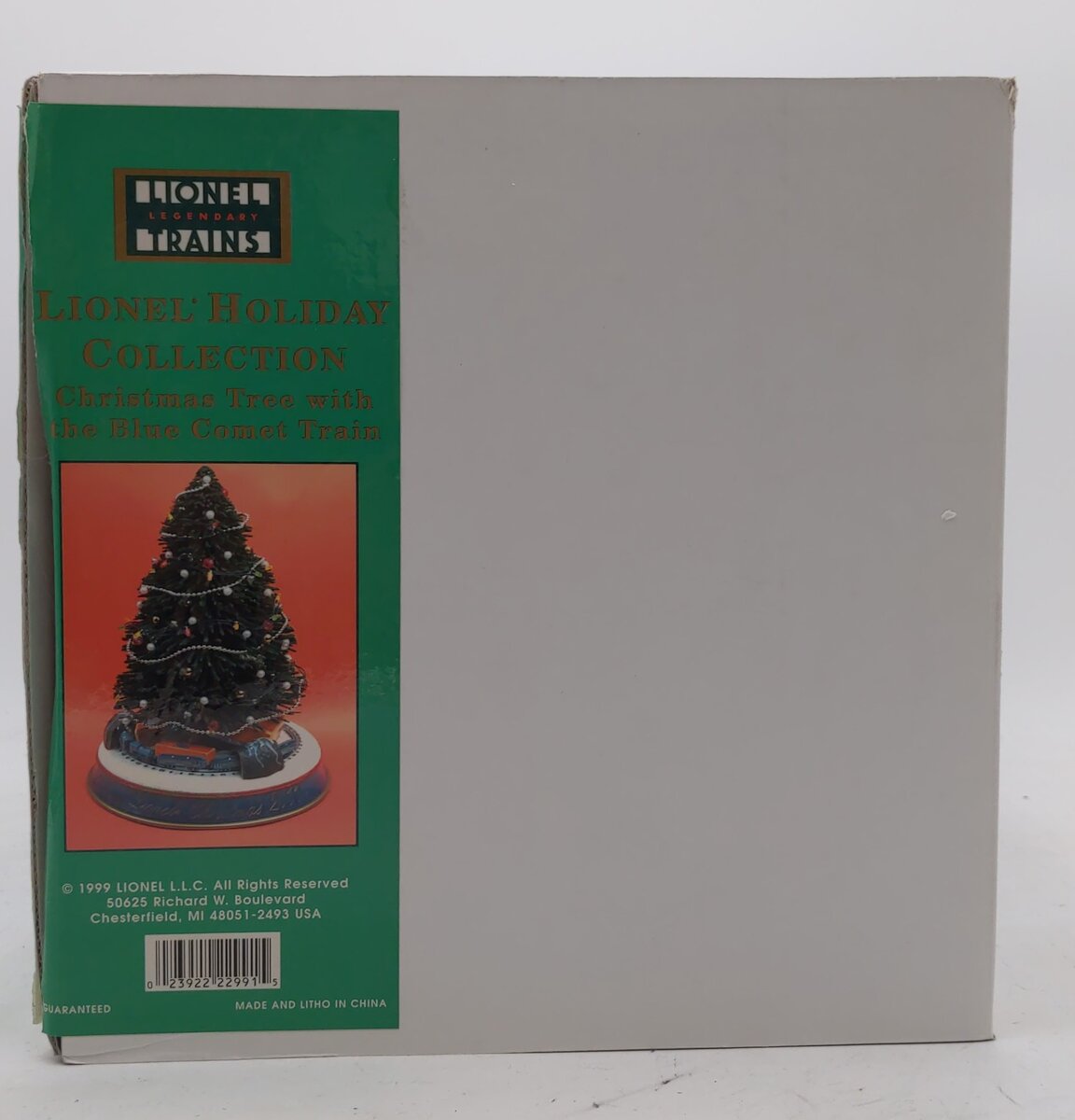 Lionel 7-22991 O Gauge Christmas Tree w/Blue Comet Train EX/Box