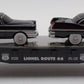 Lionel 6-17557 O Gauge Route 66 Flatcar with Two Black Sedans