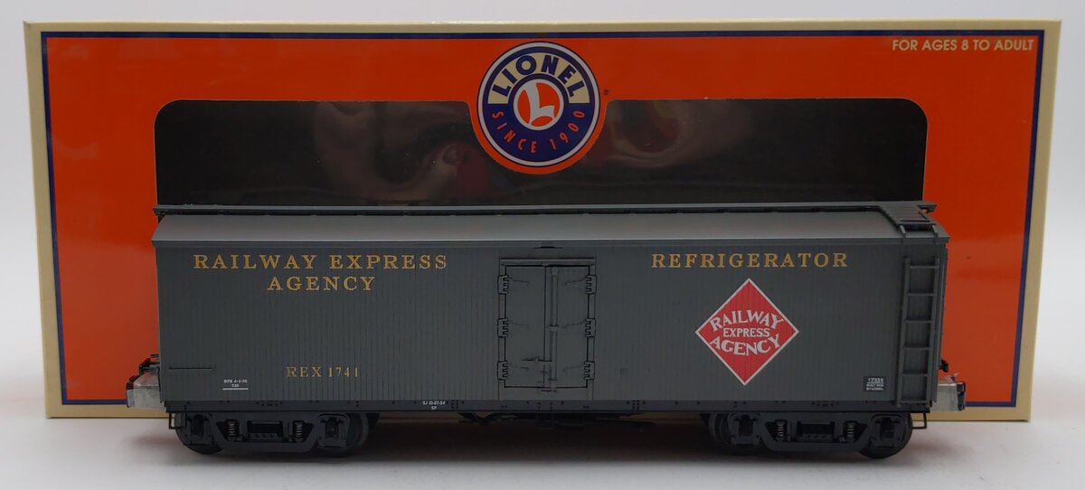 Lionel 6-17334 O Gauge Railway Express Agency General American Milk Car #1741 LN/Box