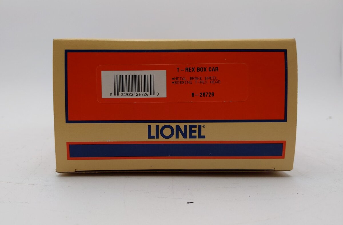 Lionel 6-26726 Operating T. Rex Bobbing Boxcar #9700