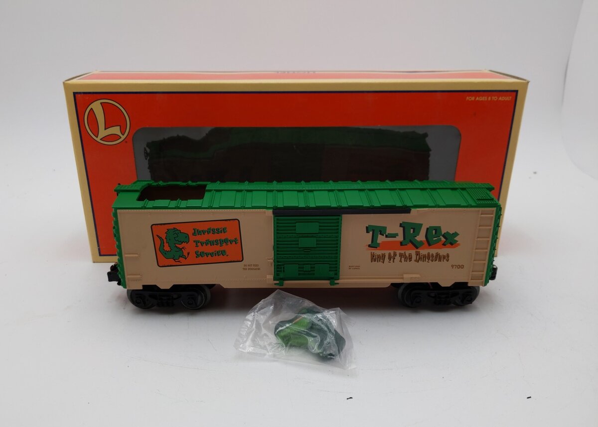 Lionel 6-26726 Operating T. Rex Bobbing Boxcar #9700