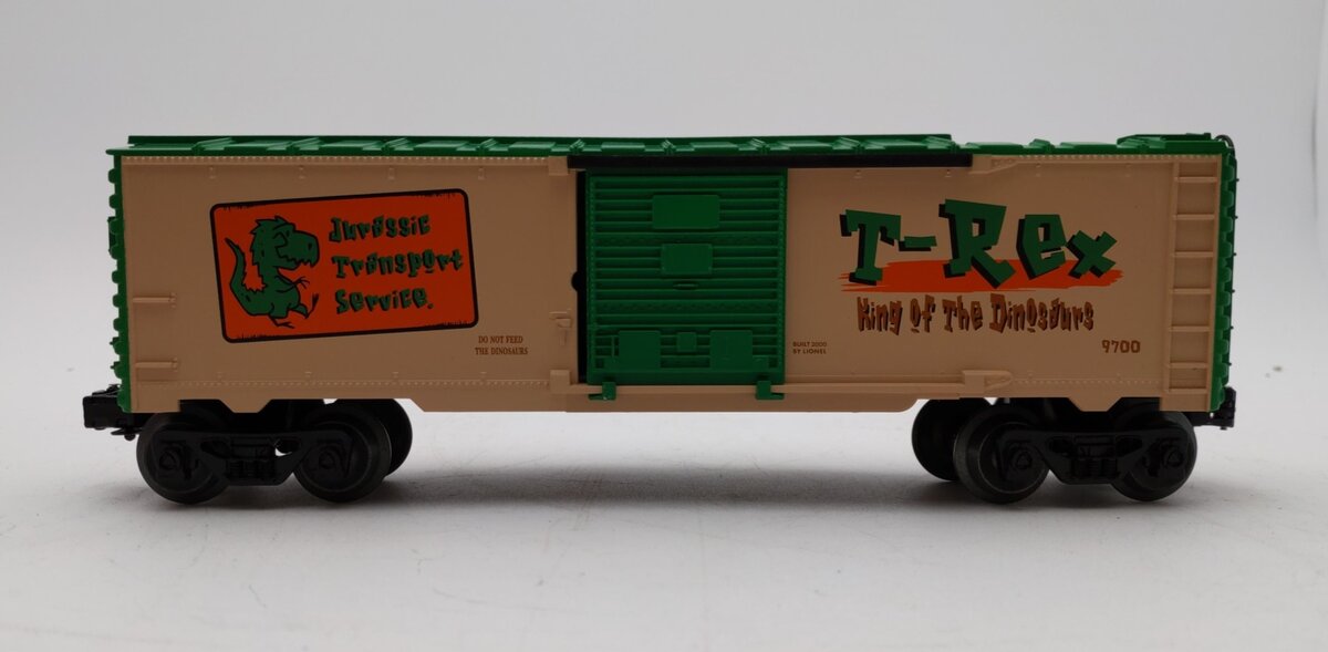 Lionel 6-26726 Operating T. Rex Bobbing Boxcar #9700