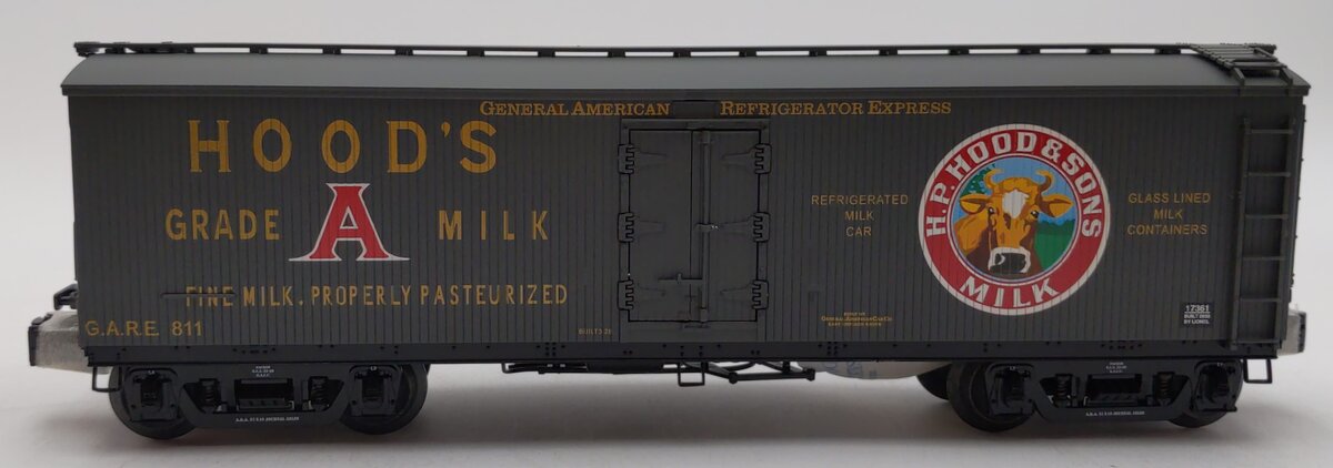 Lionel 6-17361 O Gauge Hood's Woodside Billboard Milk Car #811 LN/Box