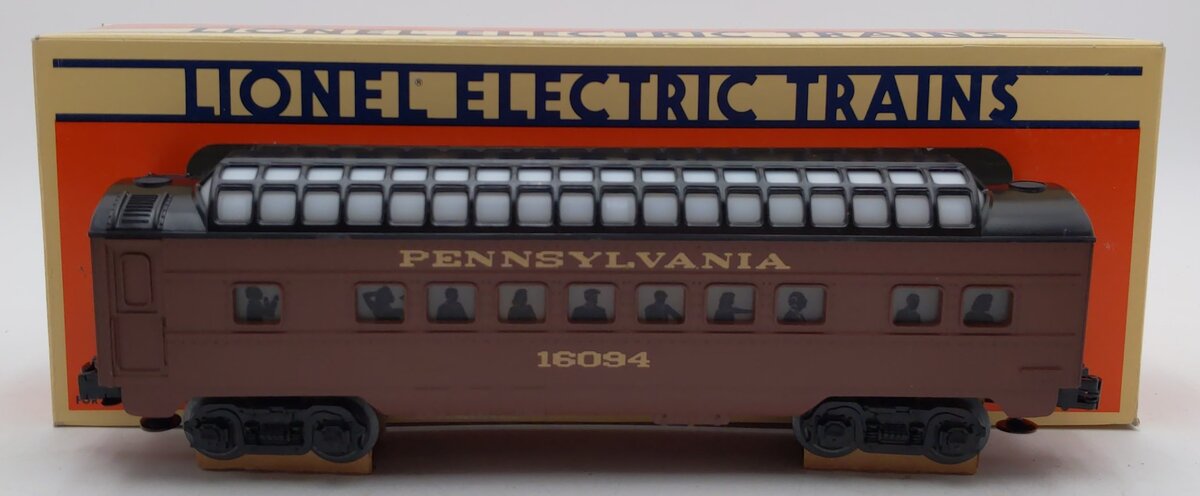 Lionel 6-16094 O Gauge Pennsylvania Full Vista Dome Car LN/Box