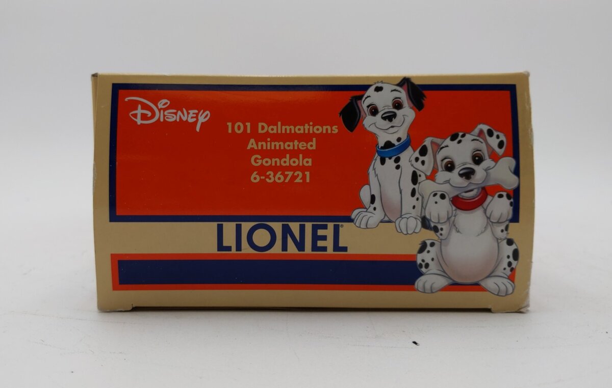 Lionel 6-36721 O Gauge Disney 101 Dalmatians Animated Gondola LN/Box