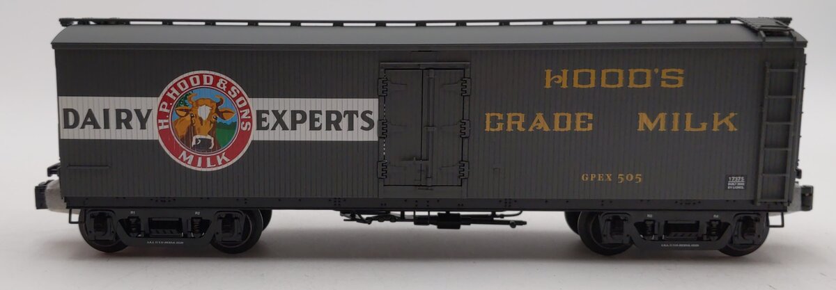 Lionel 6-17375 O Gauge Hood's Milk Refrigerator Car #505 LN/Box