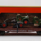 Lionel 6-17518 O Gauge Pennsylvania Flatcar with 2 Corgi Mack AEC Trucks #9823 LN/Box
