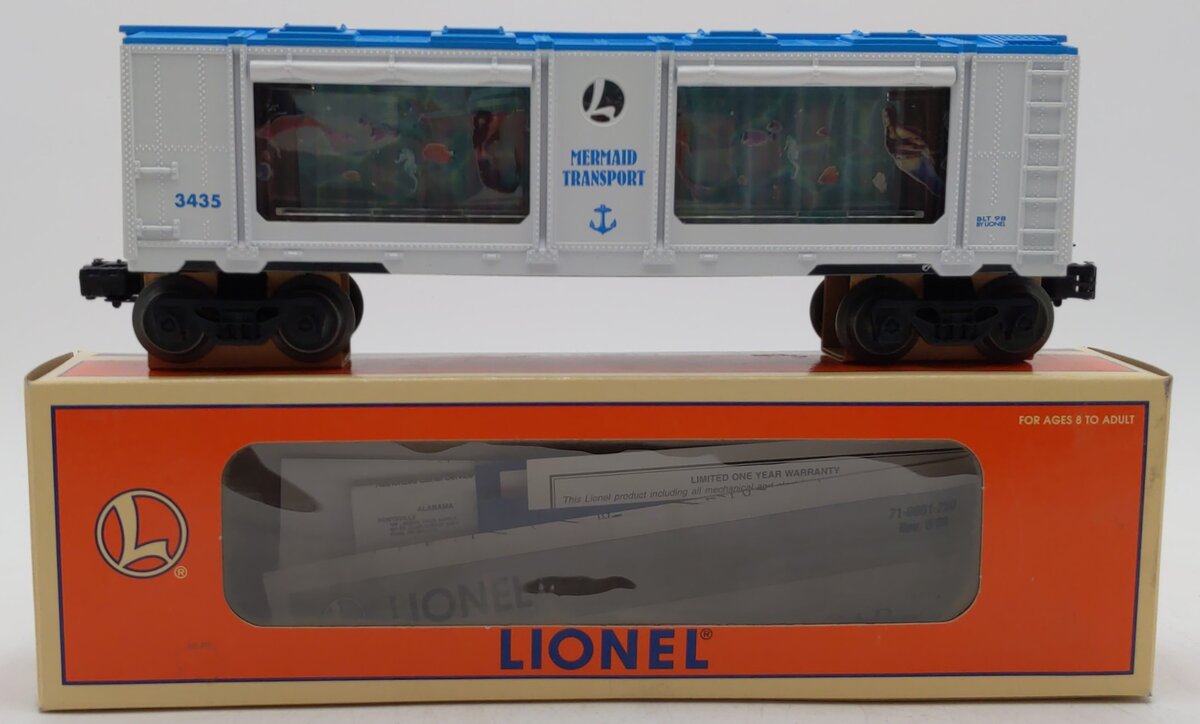 Lionel 6-19856 O Gauge Operating Mermaid Aquarium Car #3435 LN/Box