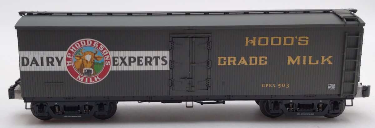 Lionel 6-17350 O Gauge Hood‘s Milk Refrigerator Car #503 NIB