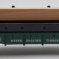Lionel 6-36727 O Gauge Weyerhaeuser "Moe And Joe" Operating Lumber Car NIB