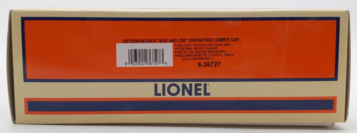 Lionel 6-36727 O Gauge Weyerhaeuser 