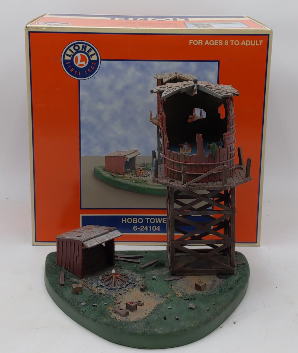 Lionel 6-24104 O Gauge Operating Hobo Tower EX/Box