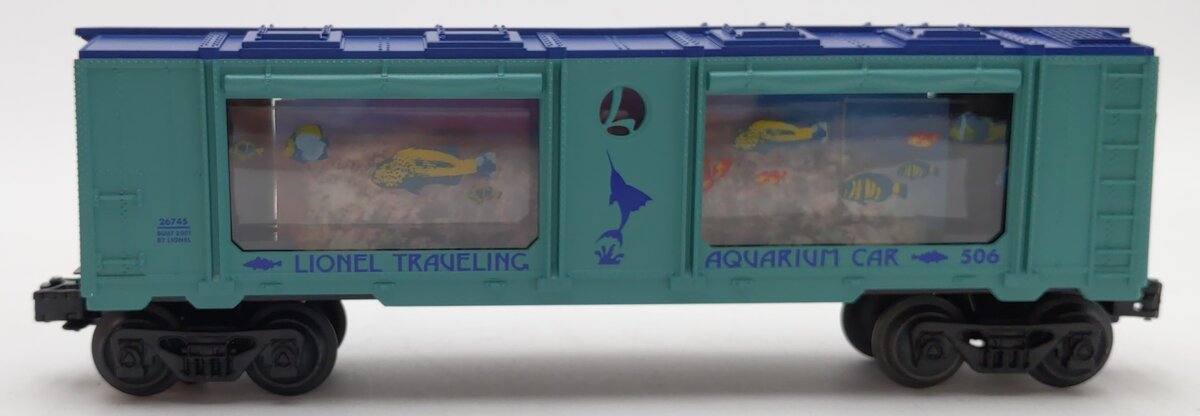 Lionel 6-26745 O Operating Aquarium Car EX