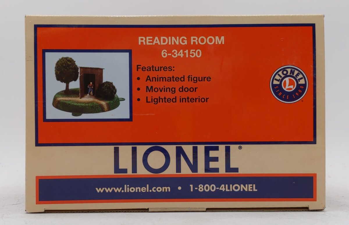 Lionel 6-34150 O The Reading Room Operating Outhouse