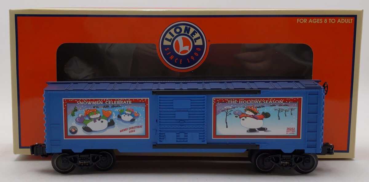 Lionel 6-36253 O Gauge 2003 Christmas Boxcar LN/Box