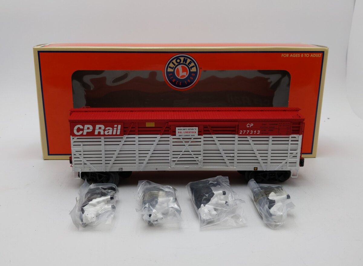 Lionel 6-17708 O Gauge CP Rail 40-Ton Stock Car #277313