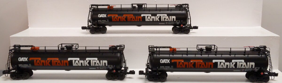 Lionel 6-17933 GATX Tank Train Intermediate (Set of 3) LN/Box