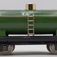 MTH 10-1051 Standard Gauge 215 Green Tank Car LN/Box